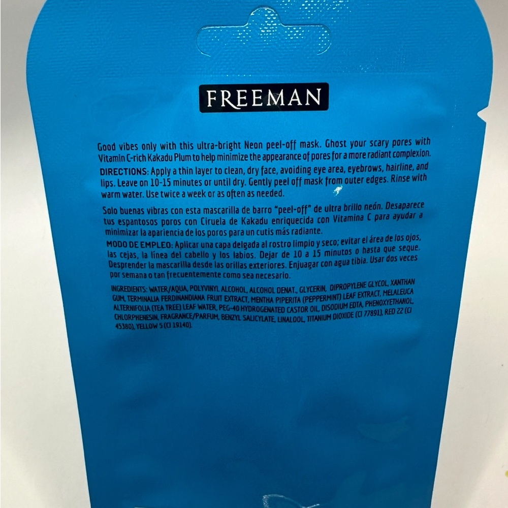 Freeman Skincare Facial Masks, Set of Three, Gel Mask, Clay Mask, Peel- Off Mask - Picture 5 of 7